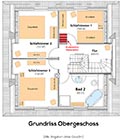 Grundriss Obergeschoss - bitte anklicken!